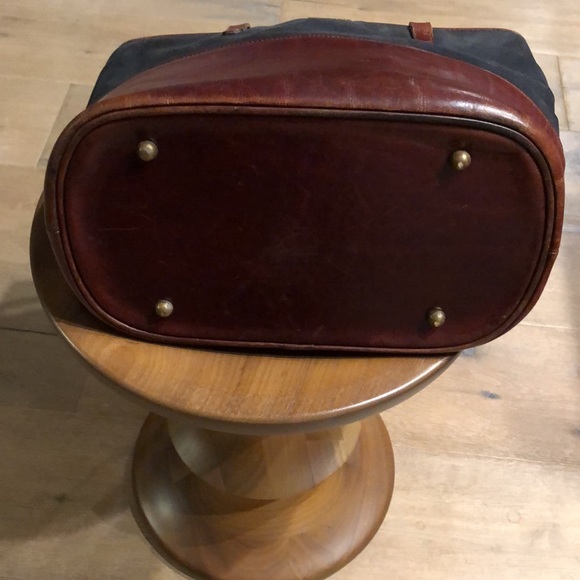 Brahmin Leather and Canvas Tote - Picture 10 of 12